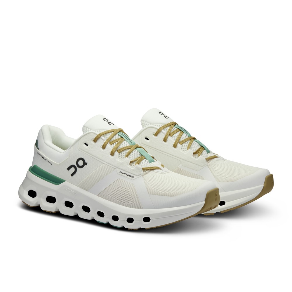 QC Cloudrunner 2 - Undyed / Green Men Road Running Shoes